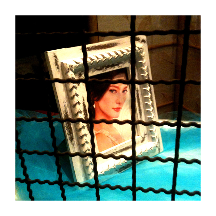 Girl in a cage