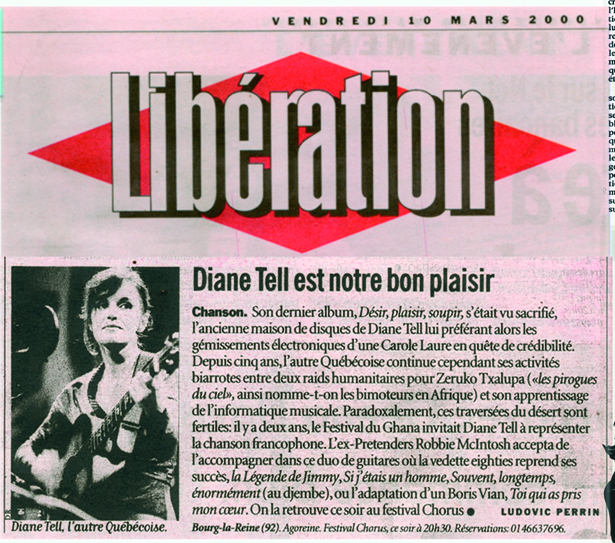 Libération – En Concert au festival Chorus 2000