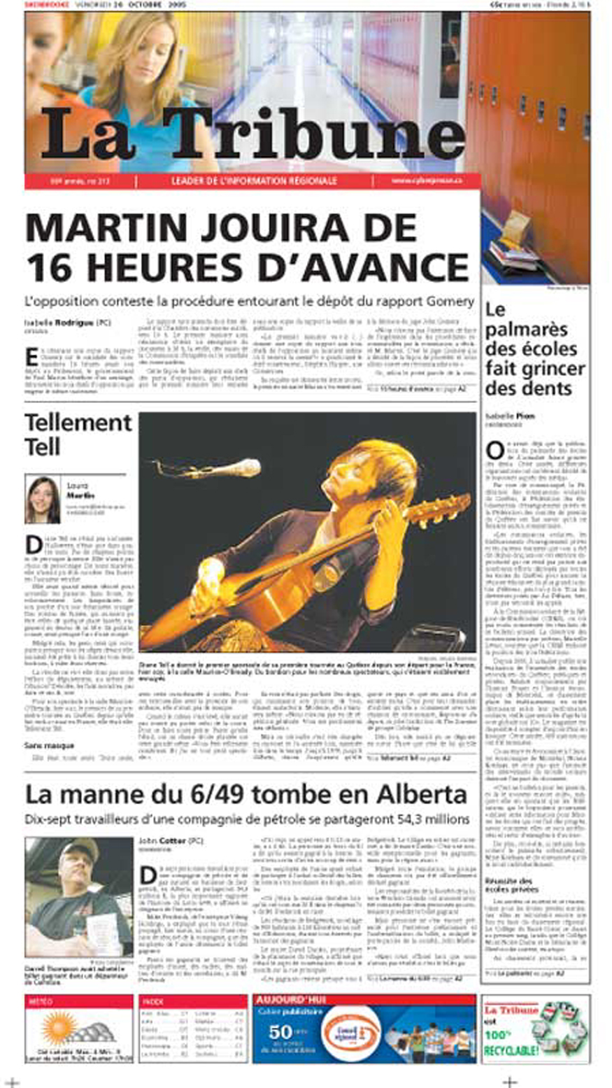 La Tribune – En concert