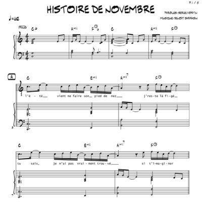 HISTOIRE DE NOVEMBRE